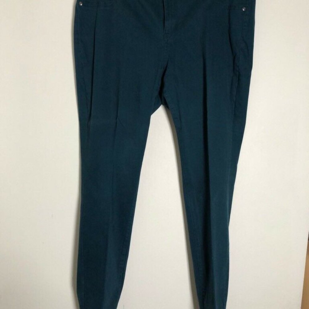 New York & Company Women Soho Skinny Jeans Green C